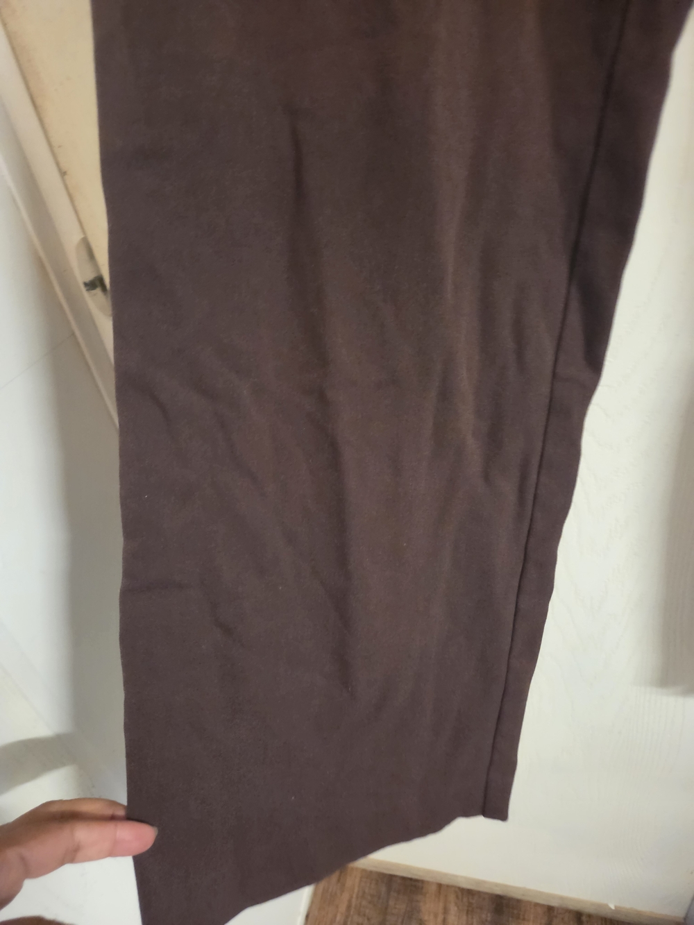 Maurices Brown Straight-Leg Pants - Picture 2 of 6